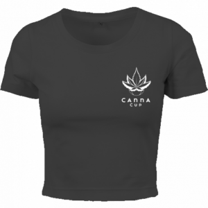 🌞 Ladies' Cropped Tee - CannaCup Edition 🌞
