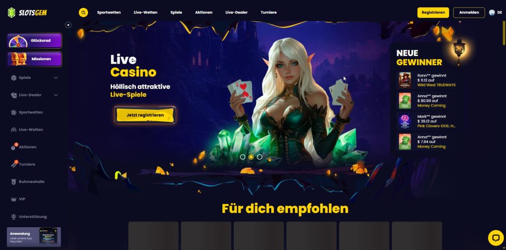 Slotsgem – Lady Wolf Moon Megaways ganz ohne Bonuscode
