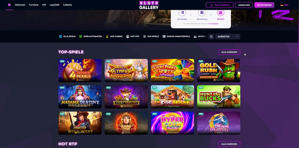 Slots Gallery – Wild West Trueways über den Code 30WW
